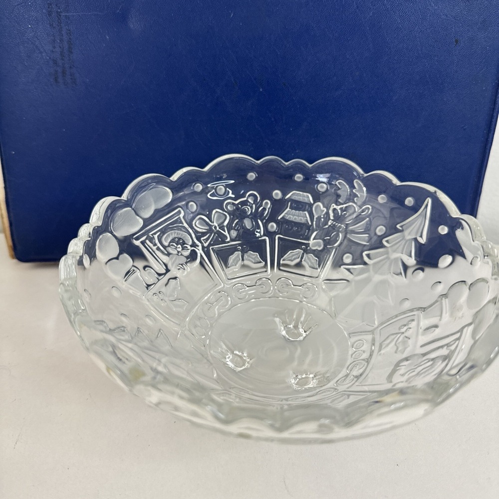 Gorham North Pole Express 6.5" Footed Train Bowl, Holiday Traditions Christmas